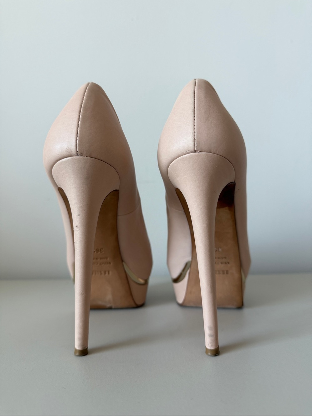 Le Silla High Heels Peep Toe Platform Pumps EU 36.5 - Picture 3 of 10